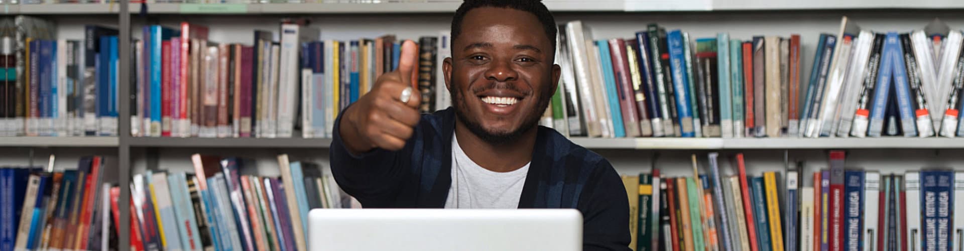 young man smiling